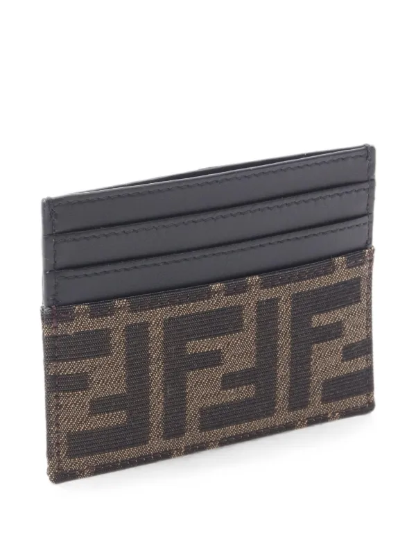 Fendi Pre-Owned 2020s ズッカ カードケース | ブラウン | FARFETCH JP