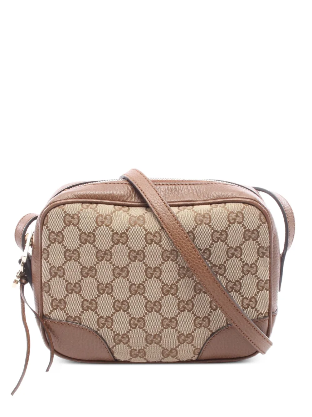 Gucci Pre-Owned 2010s Bree GG canvas shoulder bag - Marrone