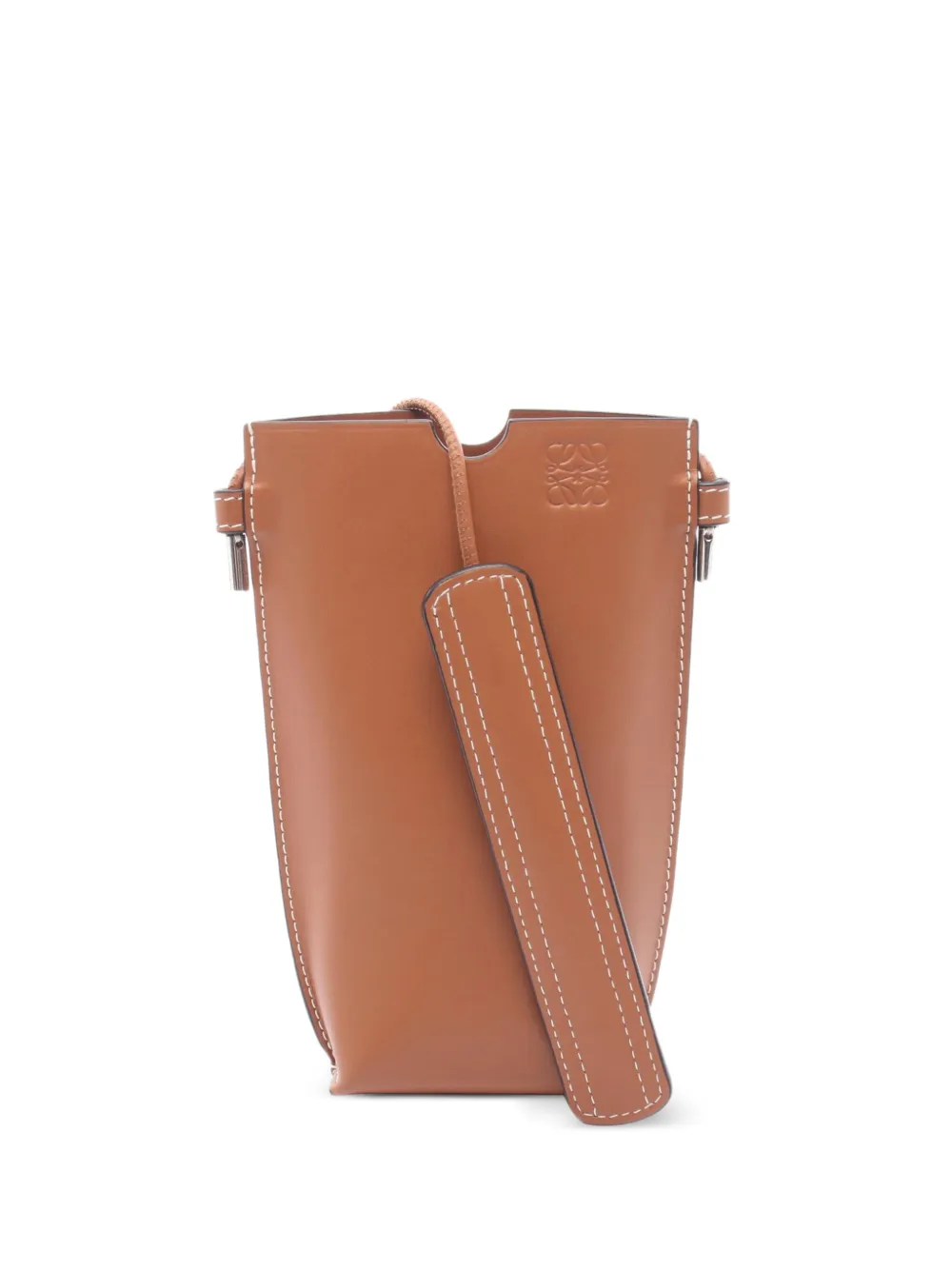 Loewe Pre-Owned 2010s Gate Pocket shoulder bag - Braun