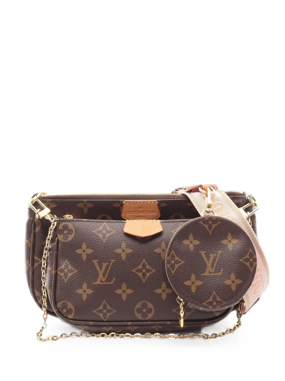 Louis Vuitton Pre-Owned Multi Pochette Accessoires monogram shoulder bag - Braun