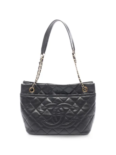 CHANEL Pre-Owned 2012-2013 matelassé CC chain tote bag