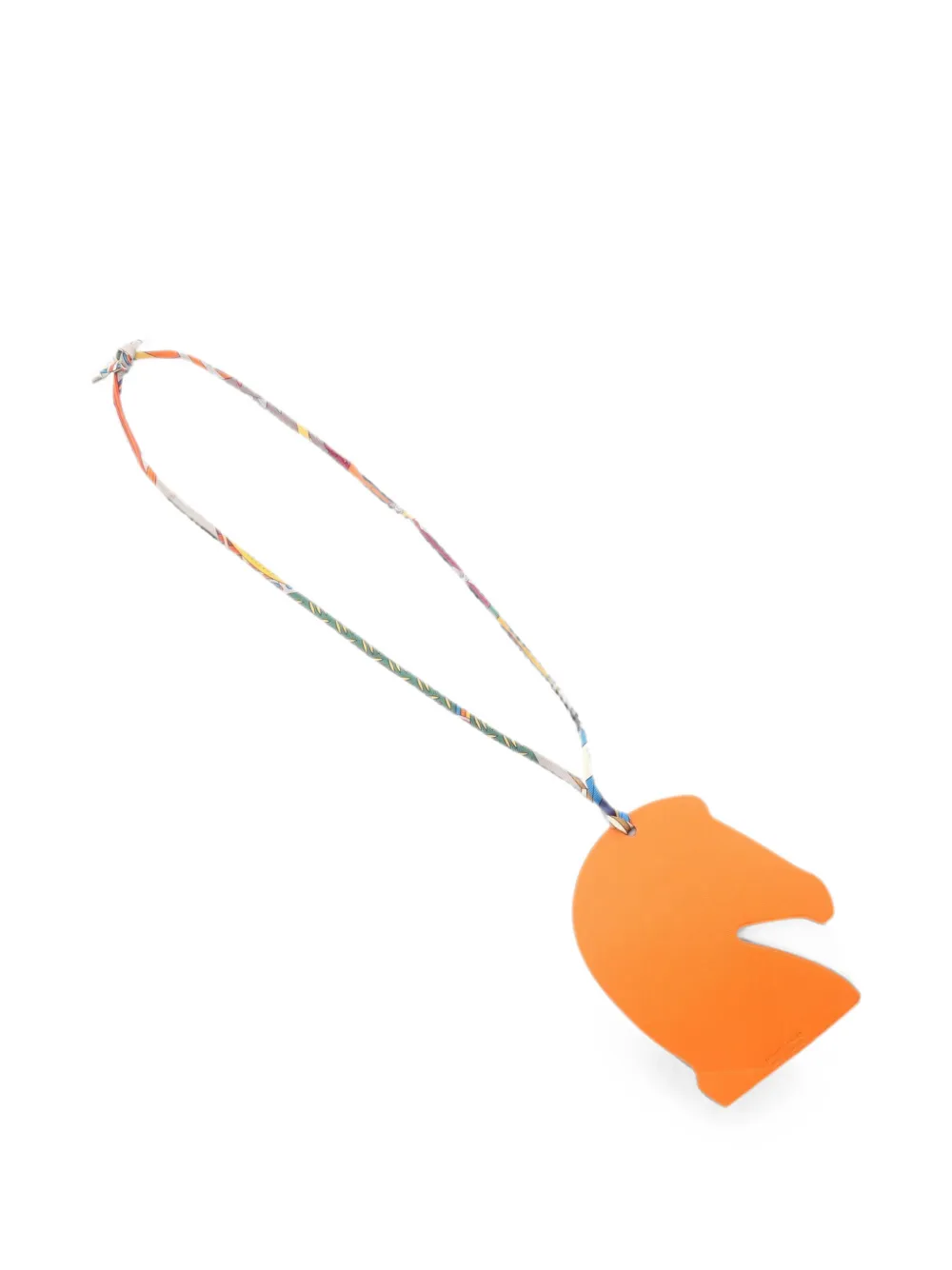 Hermès Pre-Owned 2010s Samarkand Chevre bag charm - Orange