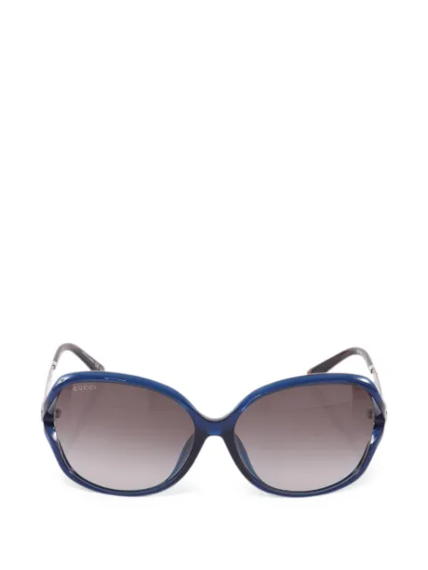 Gucci Pre-Owned gafas de sol Interlocking G con motivo de mariposa 2010