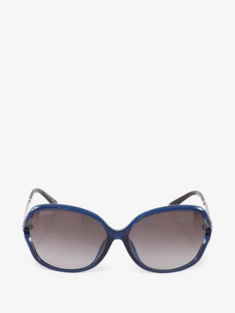 Gucci Pre-Owned 2010s Interlocking G butterfly sunglasses
