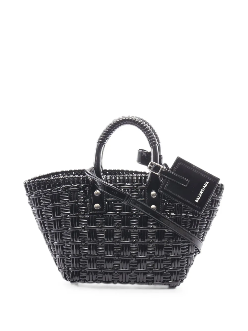 Balenciaga Pre-Owned 2010s Bistro XS basket tote bag - Black