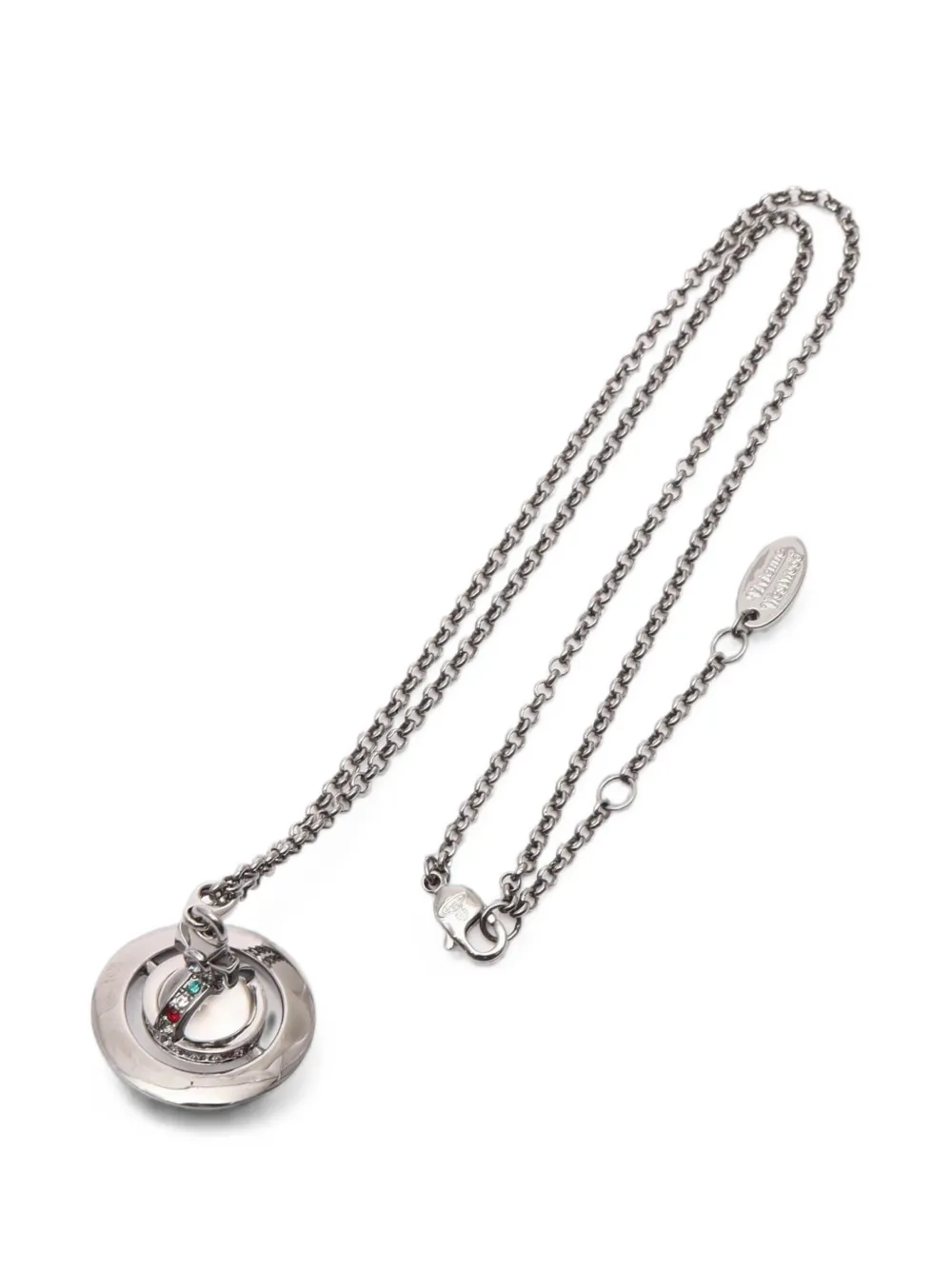 Vivienne Westwood Pre-Owned Tiny Orb rhinestone necklace | One Size