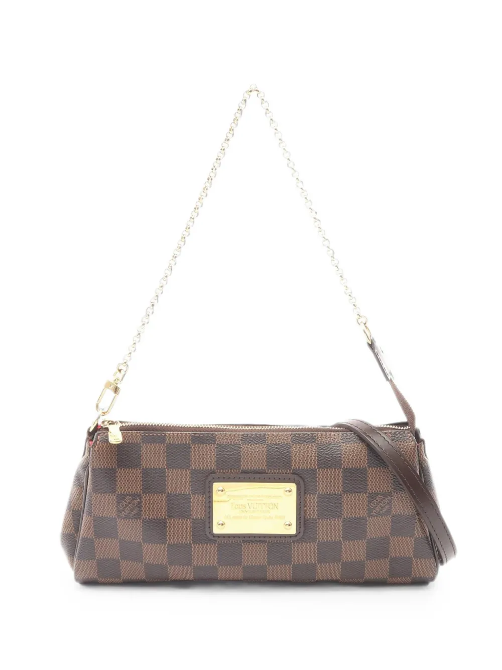 Louis Vuitton Pre-Owned 2012 Eva Damier Ebene shoulder bag - Brown