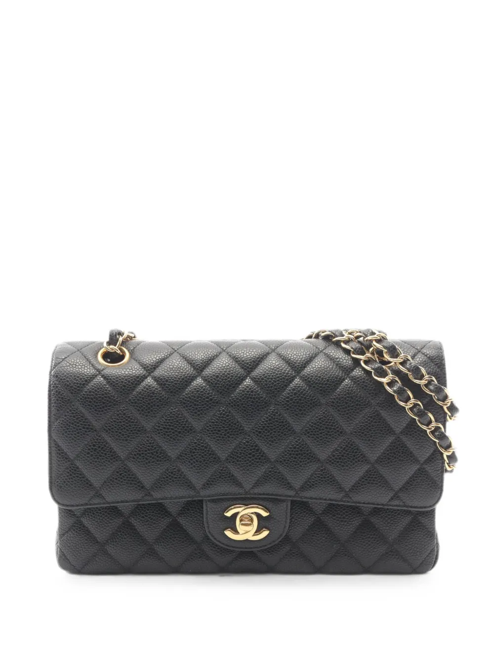 CHANEL Pre-Owned 2019 Matelassé Caviar shoulder bag - Nero