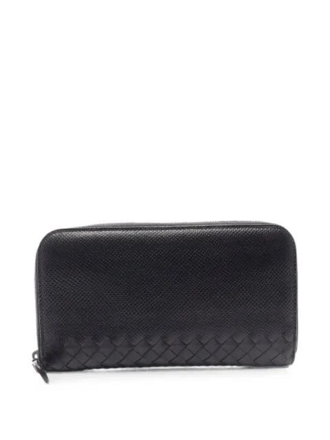 Bottega Veneta Pre-Owned 2010s Intrecciato Karung wallet