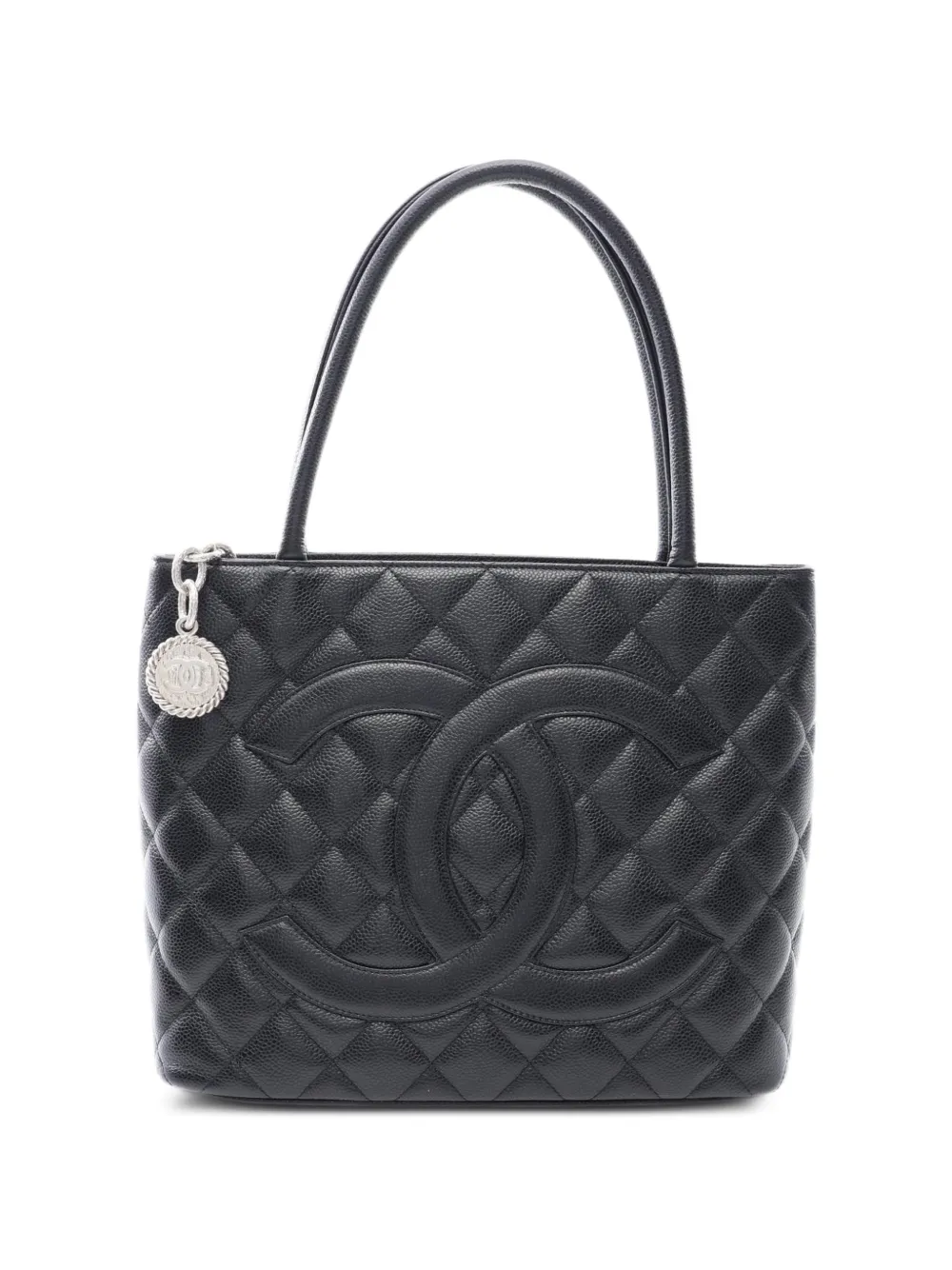 CHANEL Pre-Owned 2010-2011 quilted Reissue tote bag - Nero