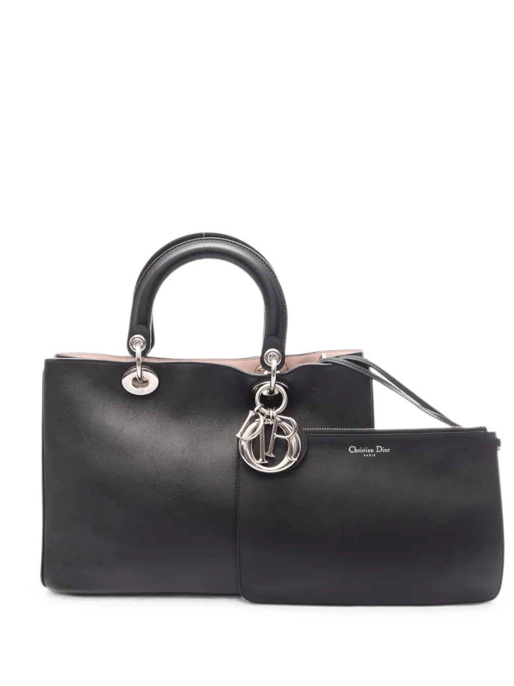 Christian Dior Pre-Owned 2010s Diorissimo calf leather tote bag - Black