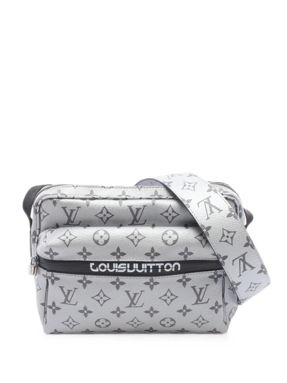Louis Vuitton Pre-Owned 2017 Monogram Reflective messenger bag - Grau