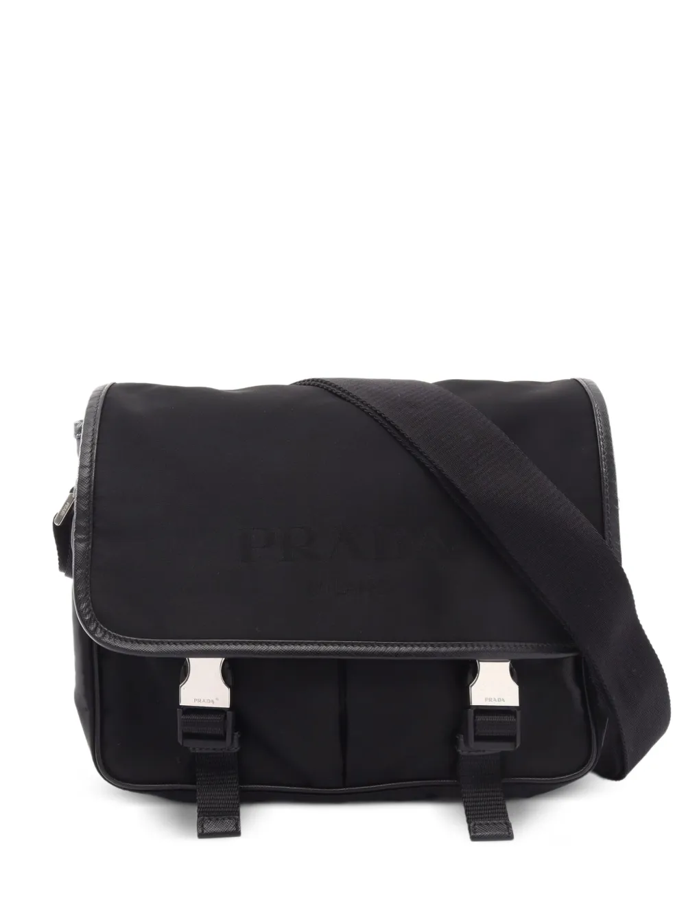 Prada Pre-Owned 2010s Tessuto Saffiano shoulder bag - Nero