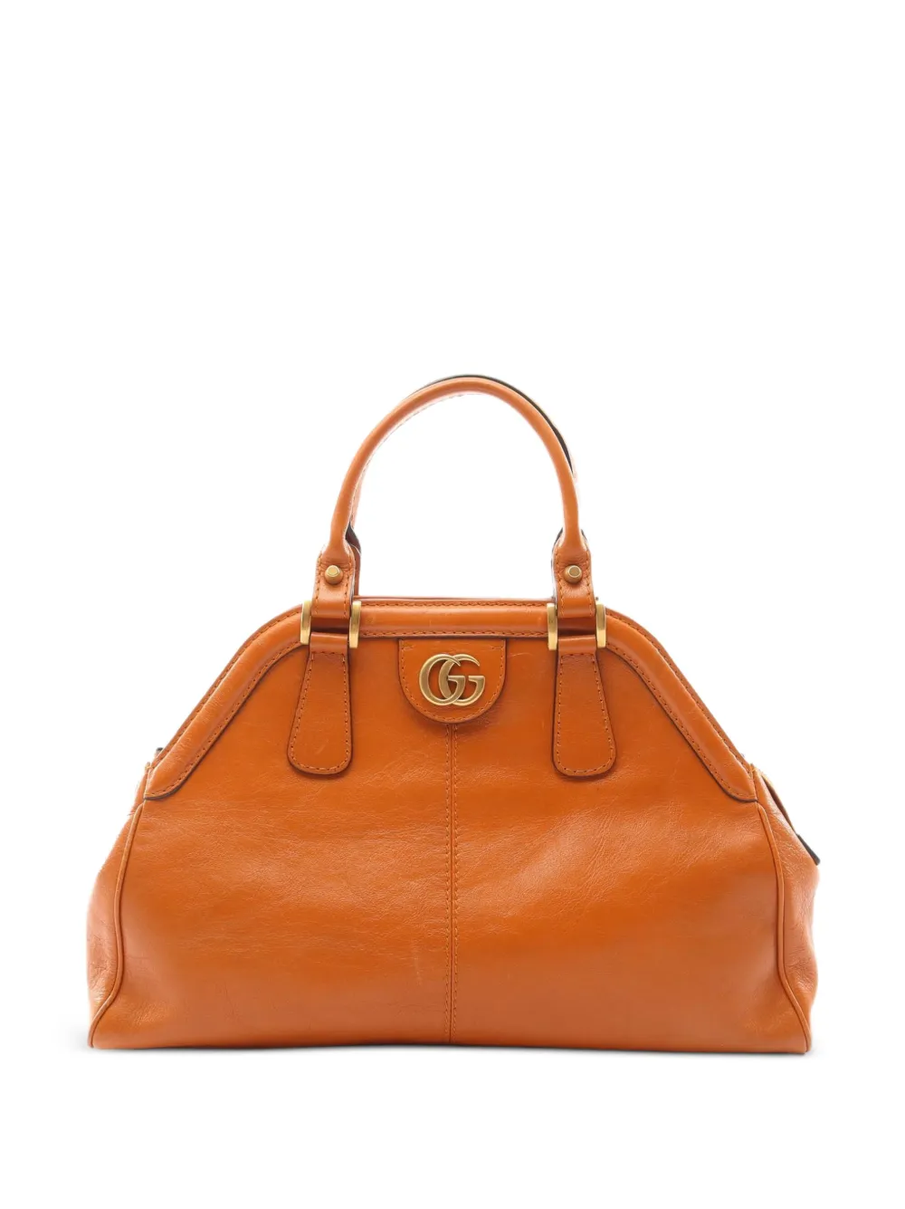 Gucci Pre-Owned 2000s Liber GG tiger head tote bag - Arancione