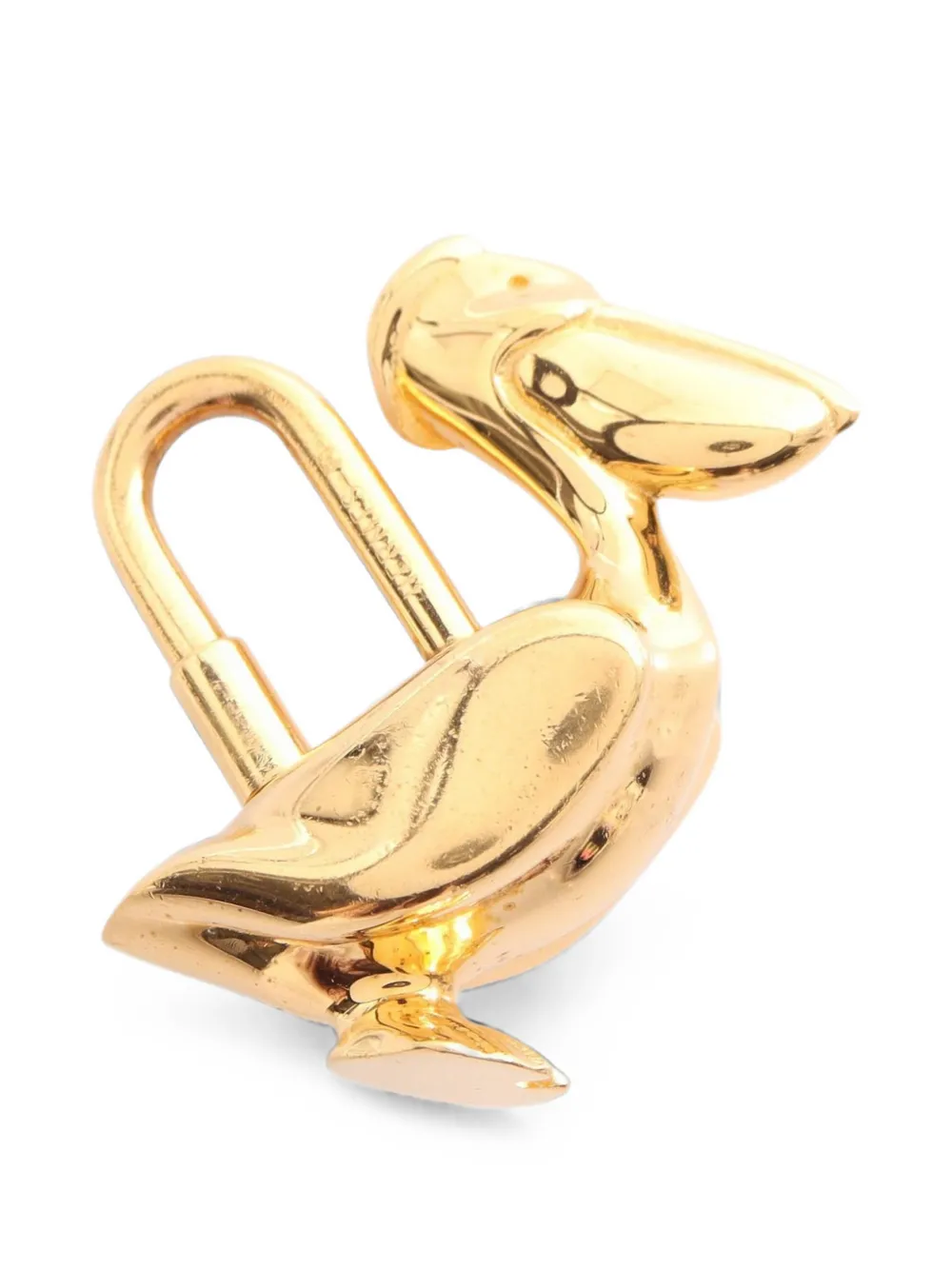 Hermès Pre-Owned 2010s pelican Cadena bag charm - Gold