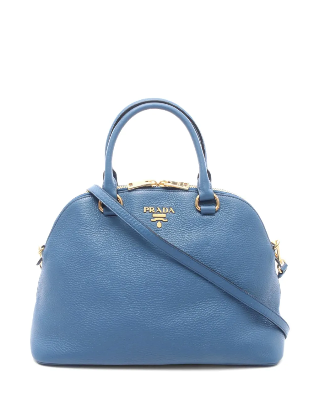 Prada Pre-Owned 2010s Vitello Dino tote bag - Blau