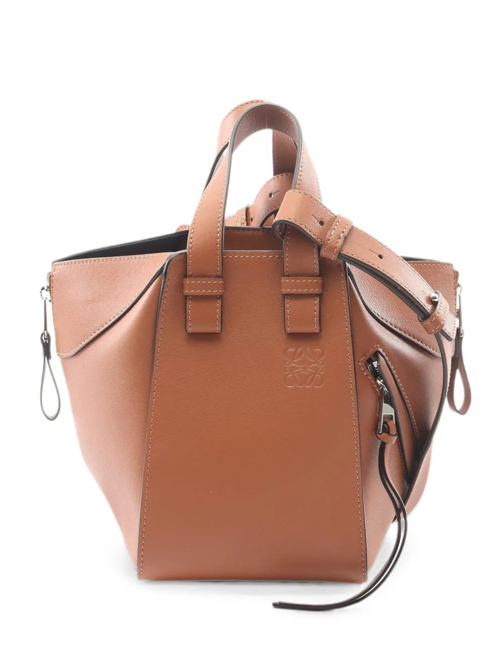 Loewe Pre-Owned 2010s Hammock leather tote bag - Brown