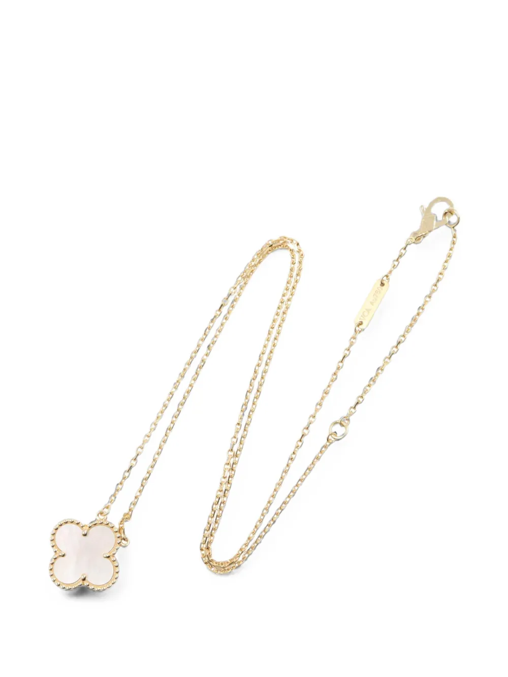 Van Cleef & Arpels Pre-Owned 2010s Alhambra mother-of-pearl necklace - Gold