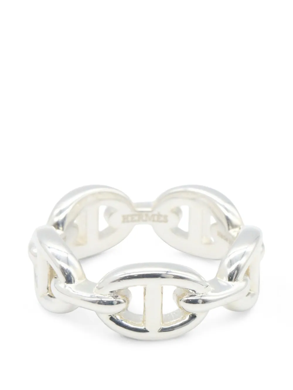 Hermès Pre-Owned 2010s PM Chaîne d'Ancre Anchene ring - Argento