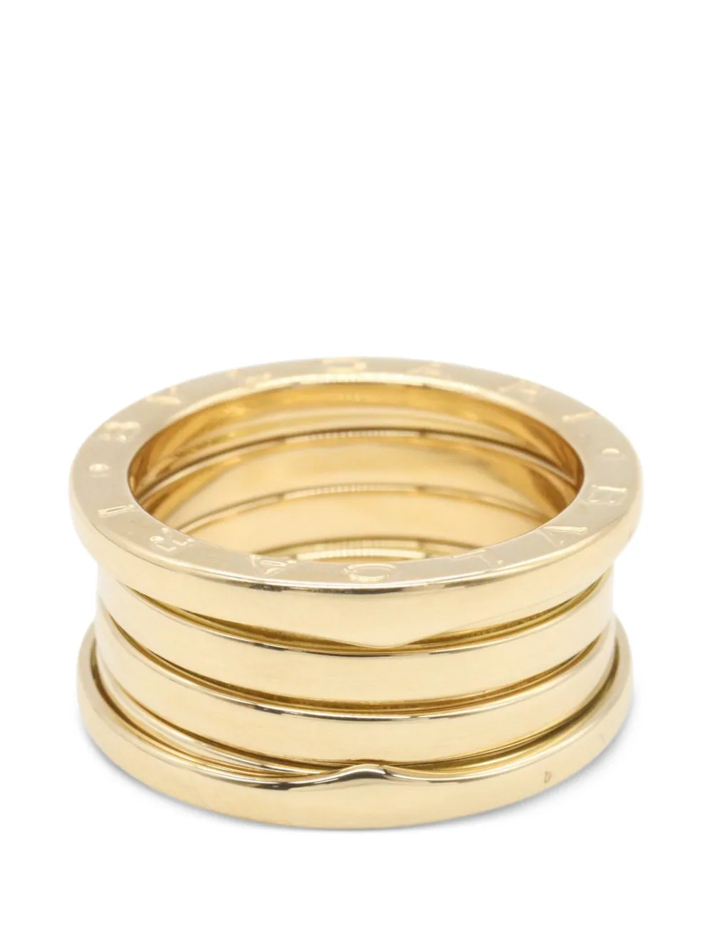 Bvlgari Pre-Owned 2010s B-zero1 four-band ring - Gold