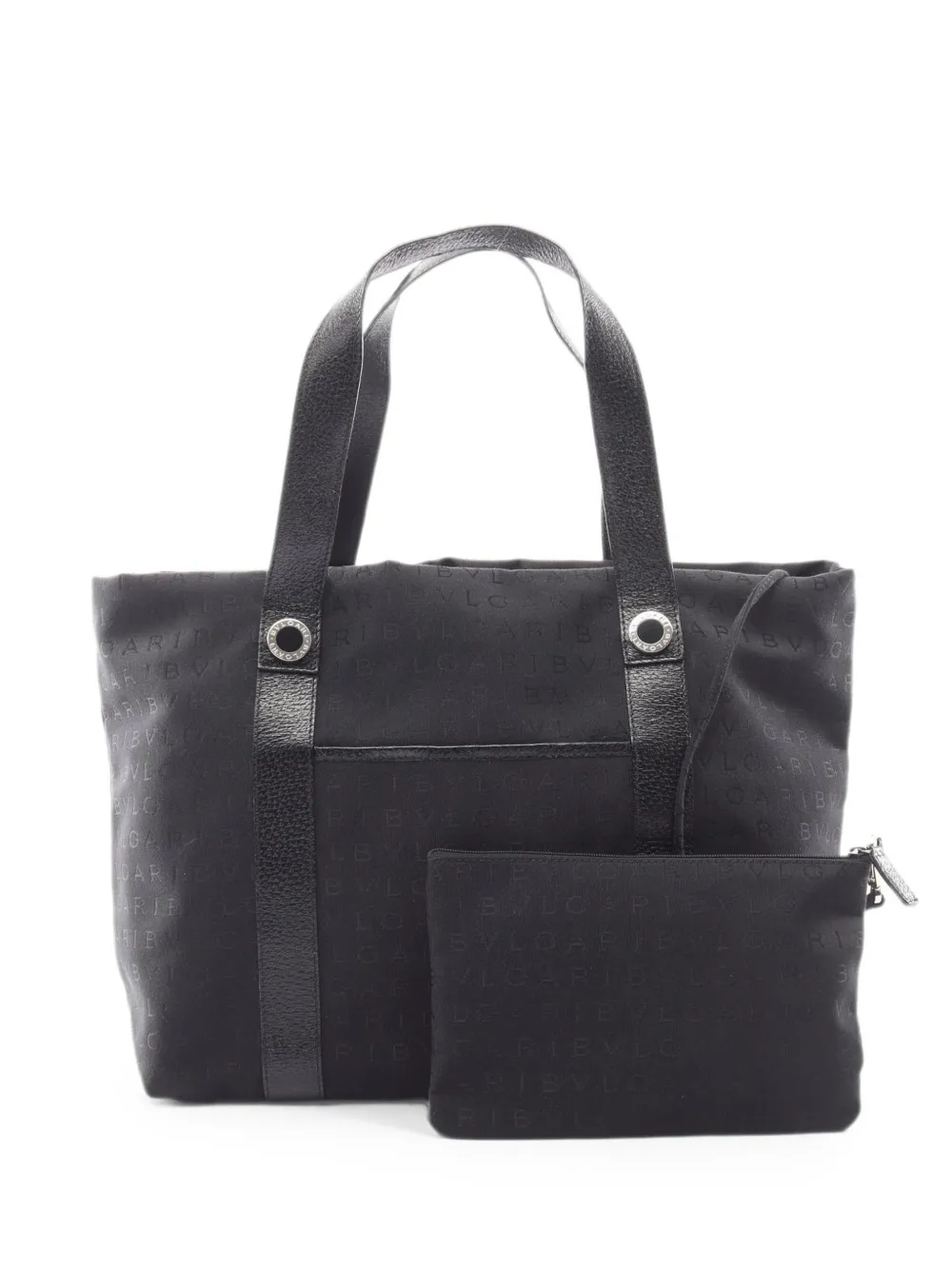 Bvlgari Pre-Owned 2000s Logomania tote bag - Nero