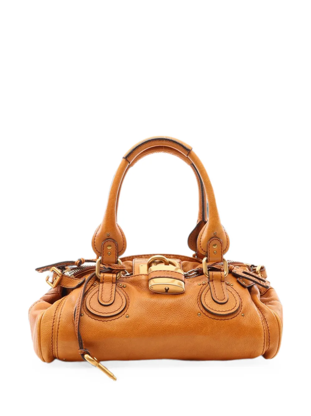 Chloé Pre-Owned 2000s Paddington padlock tote bag - Brown