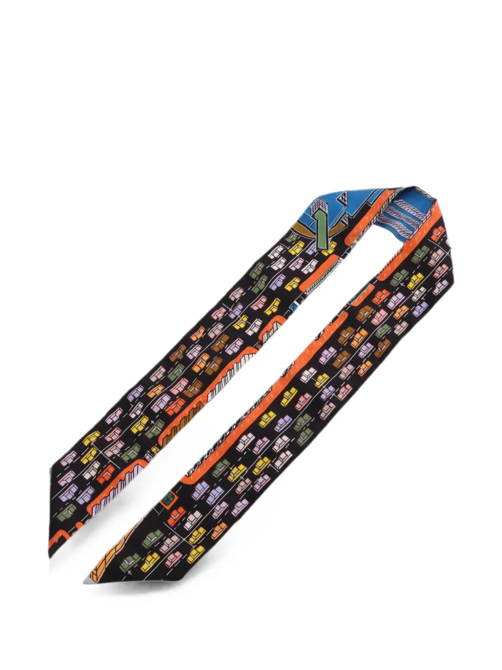 Hermès Pre-Owned 2010s Pantin City Twilly scarf - Schwarz