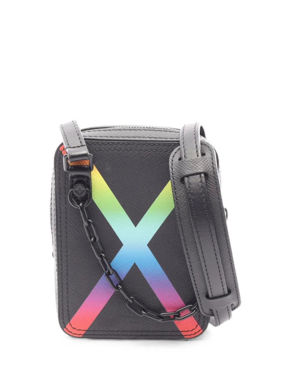 Louis Vuitton Pre-Owned 2019 Danube Taiga messenger bag - Black