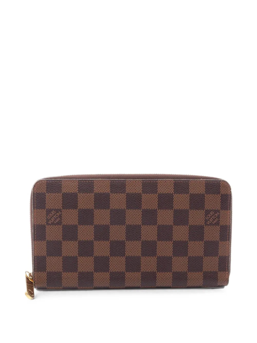 Louis Vuitton Pre-Owned 2011 Zippy Organiser Damier Ebene wallet - Braun