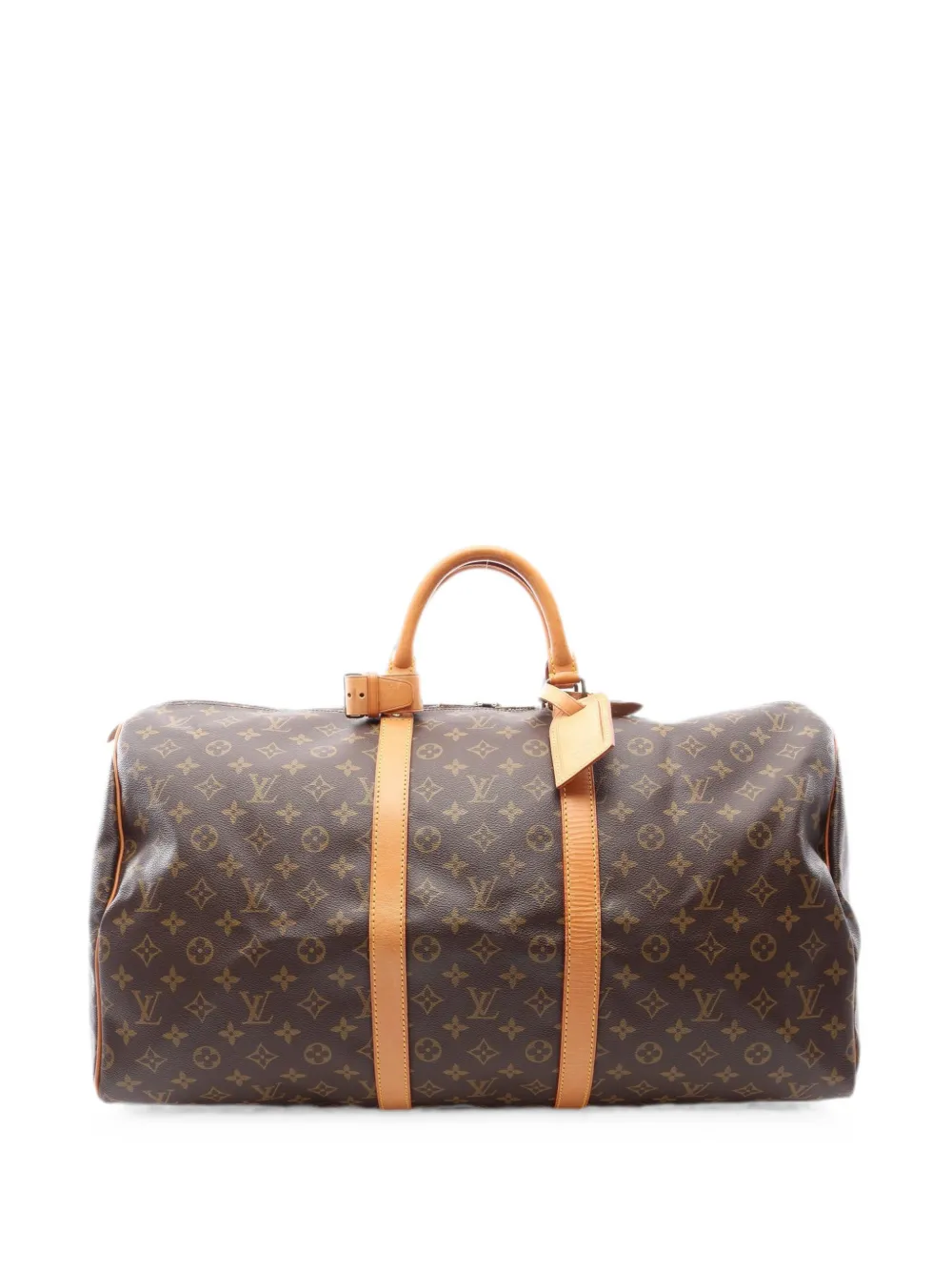 Louis Vuitton Pre-Owned 2001 55 Keepall Monogram Boston luggage bag - Brown