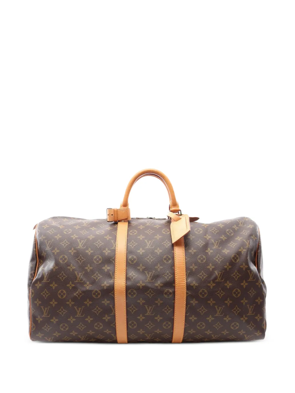 Louis Vuitton Pre-Owned 2001 55 Keepall Monogram Boston luggage bag - Marrone