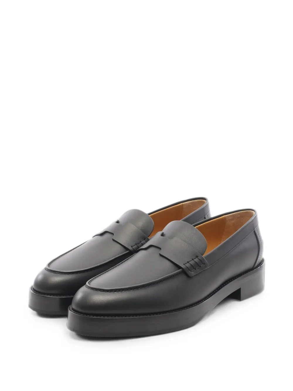 Hermès Pre-Owned 2020s Hour leather loafers - Schwarz