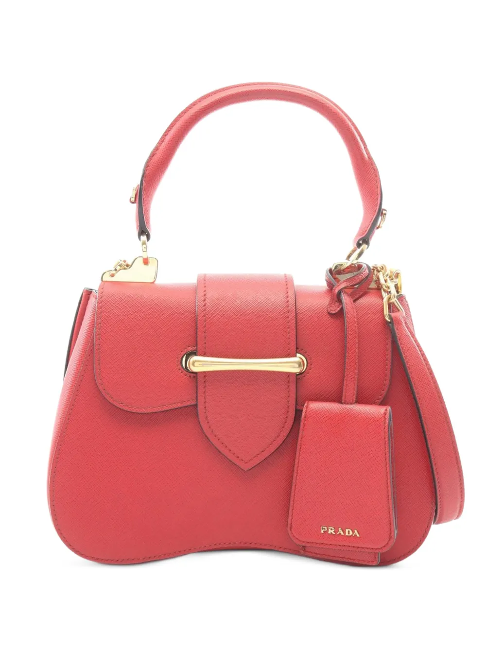 Prada Pre-Owned 2010s Sidone Saffiano leather tote bag - Rot