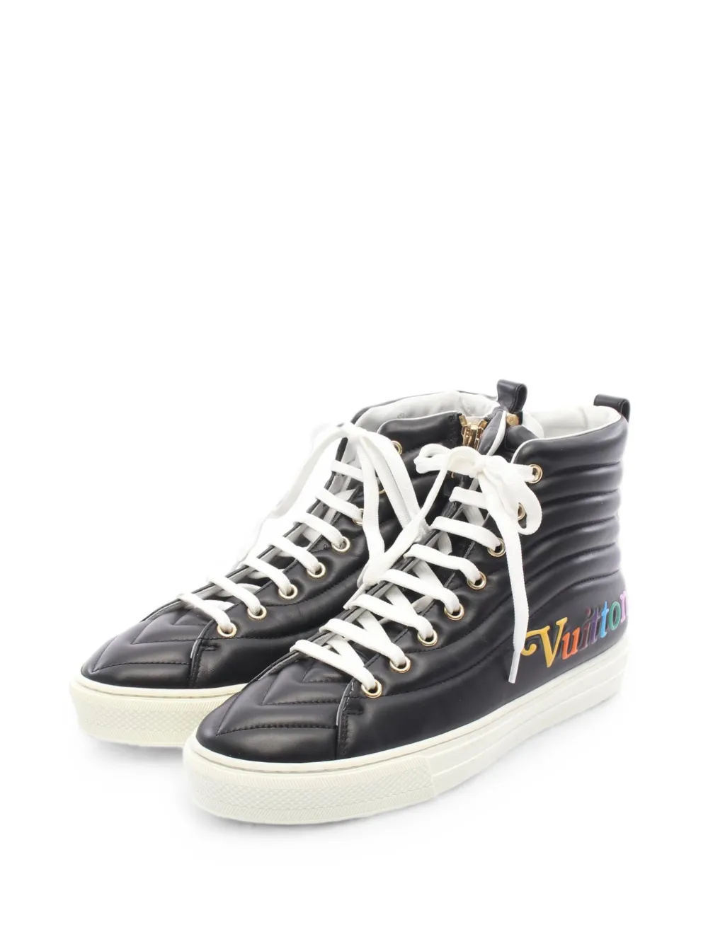 Louis Vuitton Pre-Owned 2019 Stellar Line high-top sneakers - Schwarz