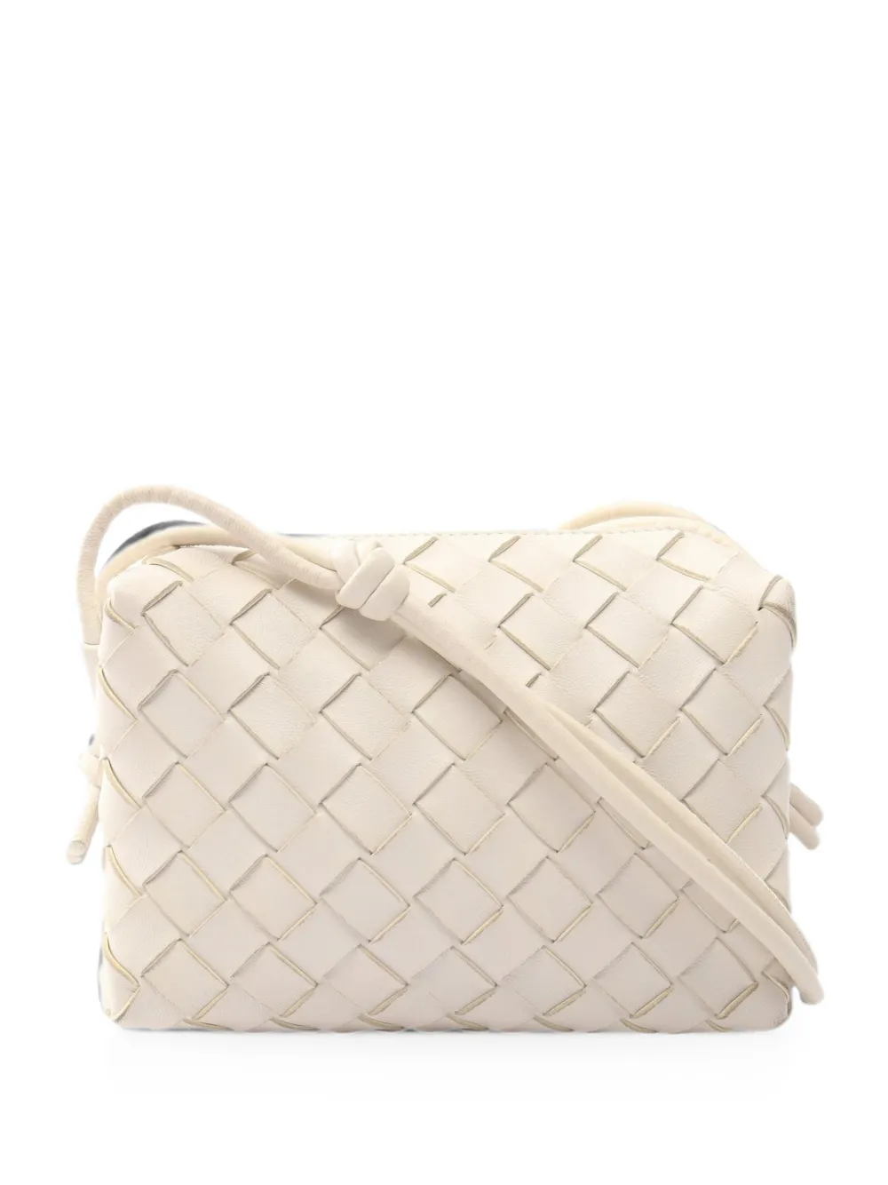 Bottega Veneta Pre-Owned 2000s Intrecciato Loop shoulder bag - White