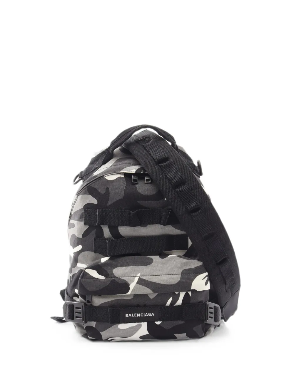 Balenciaga Pre-Owned 2010s small Army Multi-Carry camouflage backpack - Grau
