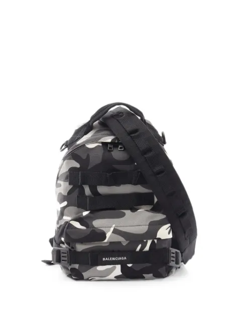Balenciaga Pre-Owned 2010s small Army Multi-Carry camouflage backpack