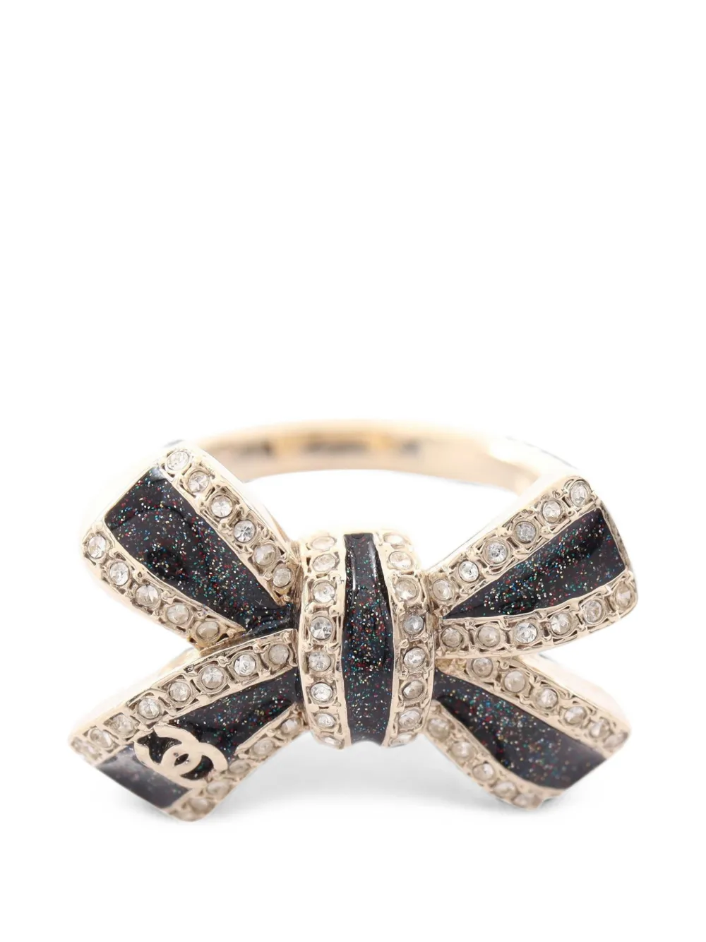 CHANEL Pre-Owned Coco-mark ring - Gold