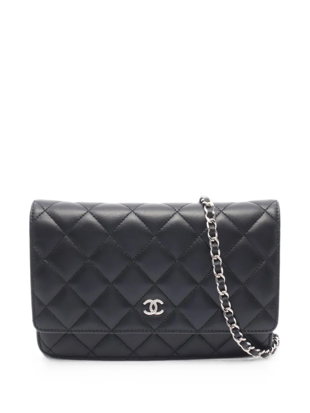 CHANEL Pre-Owned 2013-2014 Matelassé mini bag - Nero
