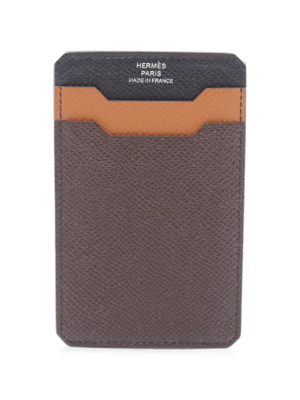 Hermès Pre-Owned 2019 City 3CC card case - Braun