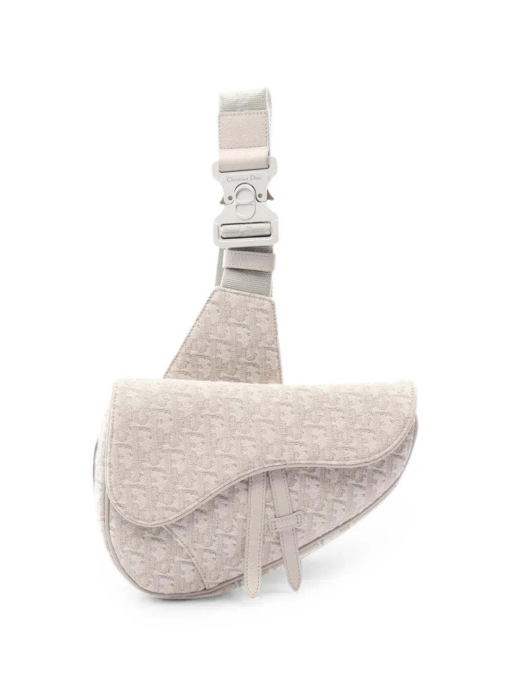 Christian Dior Pre-Owned 2010s Saddle Oblique messenger bag - Neutrals