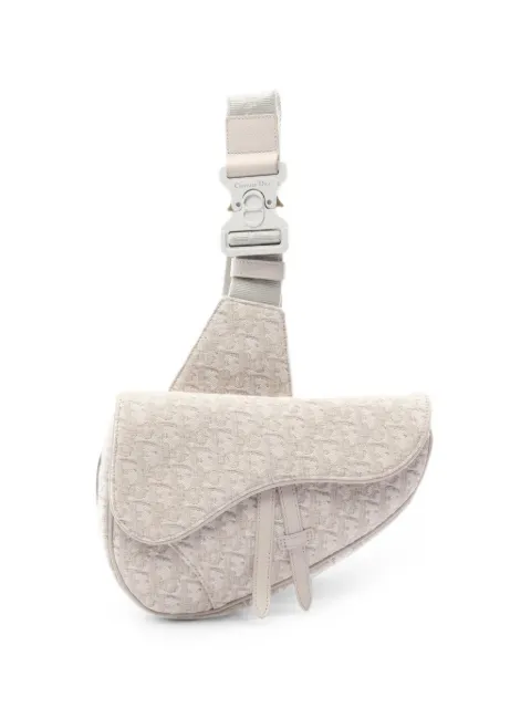 Christian Dior Pre-Owned 2010's 새들 오블리크 메신저 백