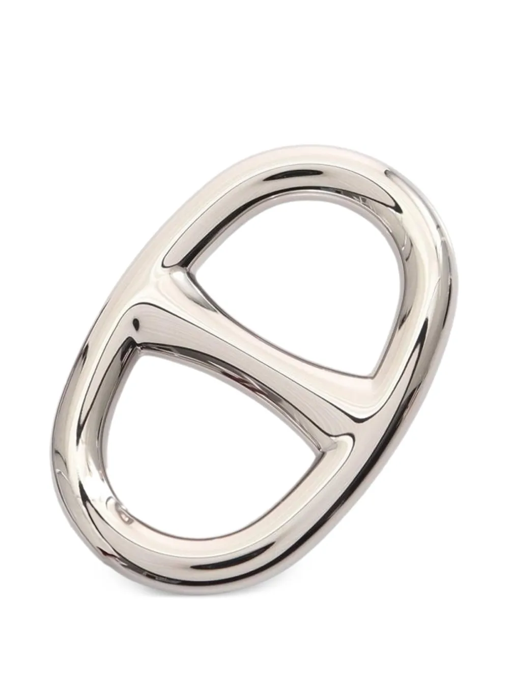 Hermès Pre-Owned 2010s Chaine d'Ancre scarf ring - Argento