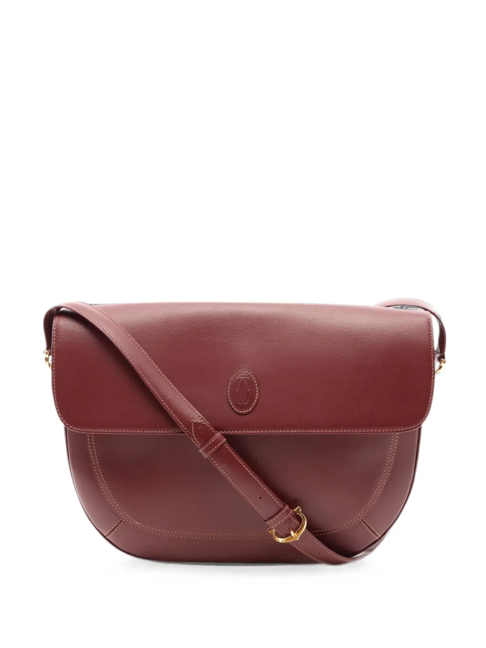 Cartier 2010s logo-detail shoulder bag - Rosso