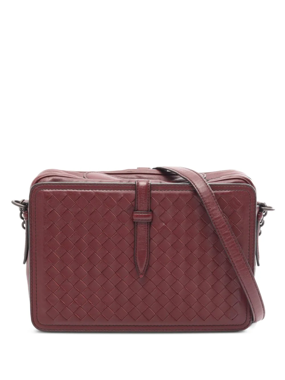 Bottega Veneta Pre-Owned 2000s Intrecciato shoulder bag - Rot