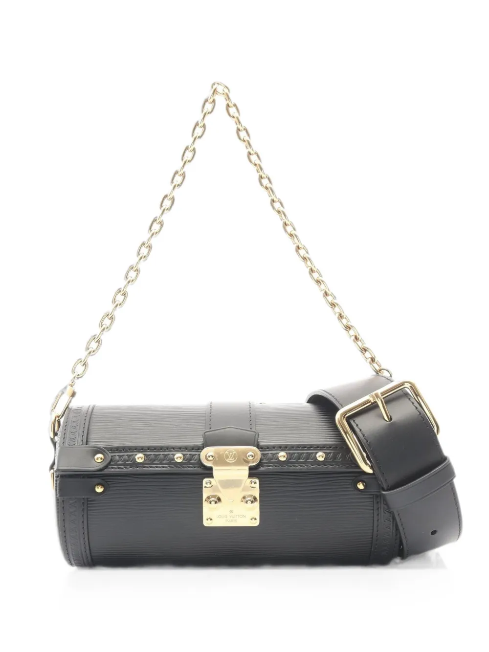 Louis Vuitton Pre-Owned 2021s Papillon Trunk mini bag - Black