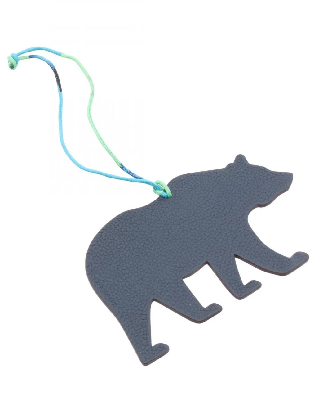 Hermès Pre-Owned 2010s bear-shape bag charm - Blau