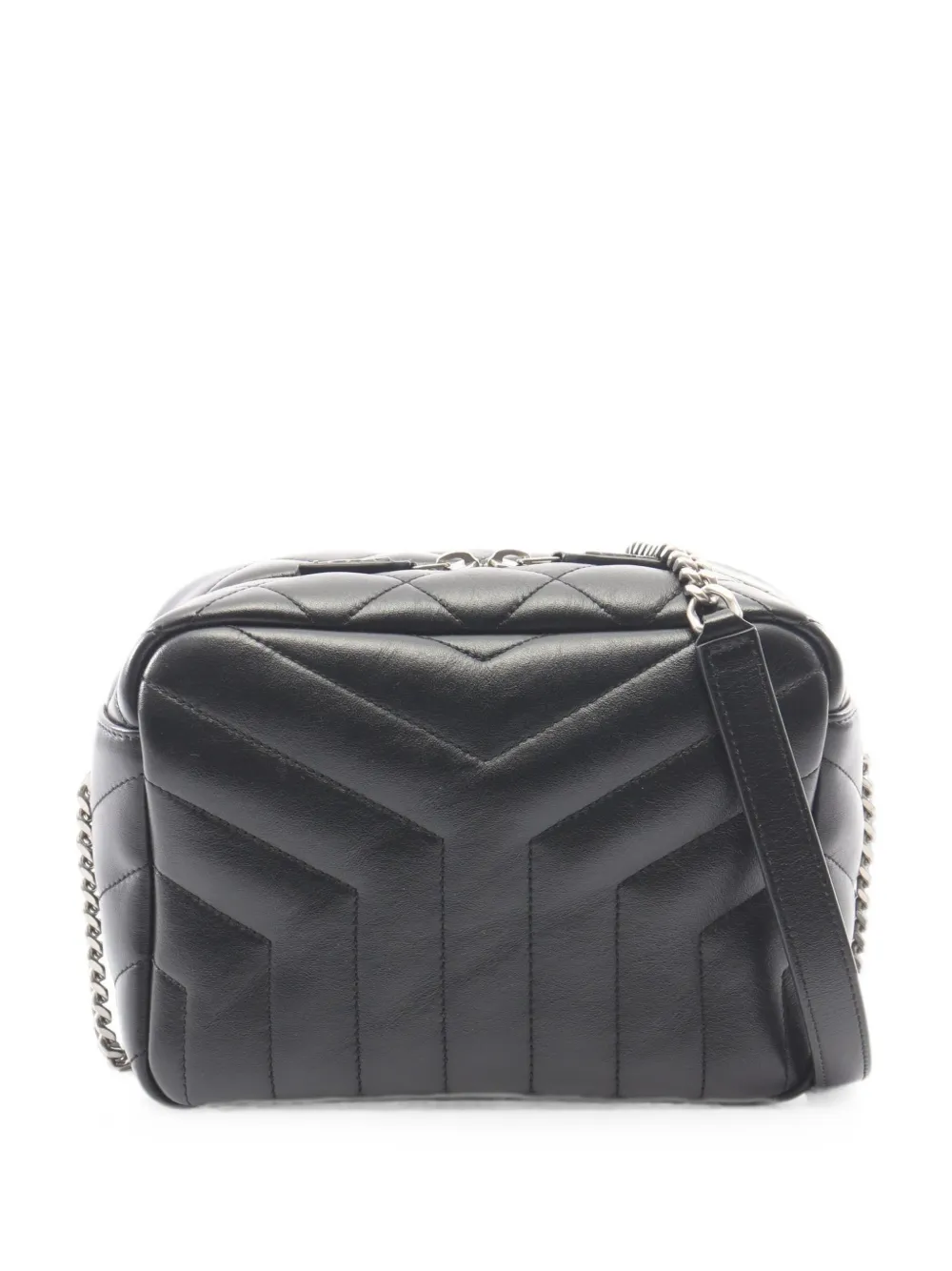 Saint Laurent Pre-Owned 2010s Lulu quilted shoulder bag - Black