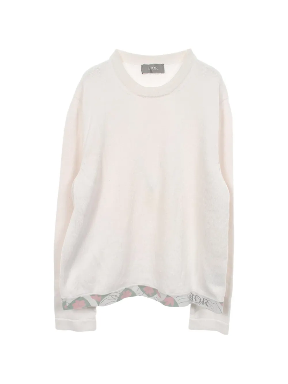 Christian Dior Pre-Owned 2010s x Duncan Grant long-sleeve sweater - Bianco
