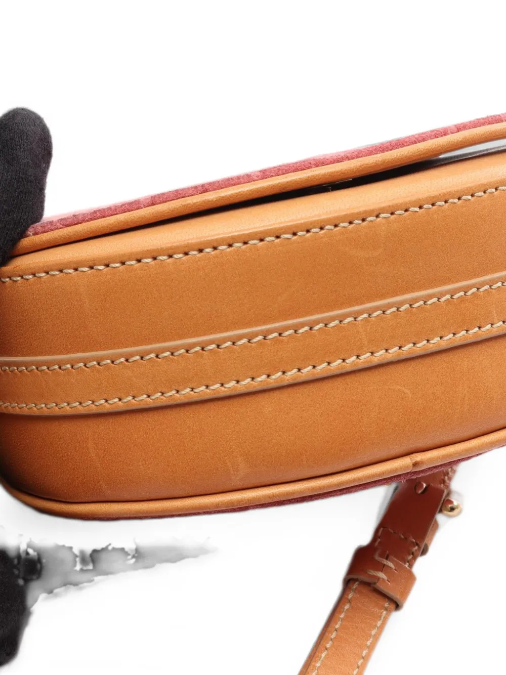 Celine Pre-Owned 2000s Macadam canvas schoudertas Roze